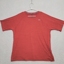 Reebok Mens T-Shirt 2XL Orange Short Sleeve Crew Neck Basic Tee - $13.87