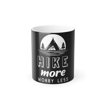 Personalized Color Morphing Mug, 11oz, Heat-Activated Design, Gift for Hikers, H - $18.54