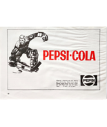 1971 Pepsi Cola Soda Advertisement Vintage AHL Hockey Goalie Pop DWF21 - €17,41 EUR