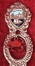 Baltimore MD Lobster Dangling Charm and Sailboat Souvenir Spoon  - £6.19 GBP