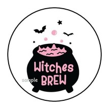 30 Witches Brew Envelope Seals Labels Stickers 1.5&quot; Round Halloween - £6.00 GBP