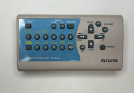 Aiwa RC-BAS11 Remote Control, Gray - Oem For XSG3, CXG3 Stereo Systems - £11.74 GBP