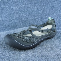 JBU Blossom Women Flat Shoes Gray Vegan Slip On Size 7 Medium - £19.49 GBP