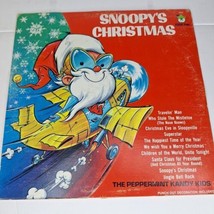 PEPPERMINT KANDY KIDS SNOOPY&#39;S CHRISTMAS (VG) 8090  VINYL LP RECORD - $9.89