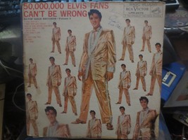 Elvis Presley Elvis RCA 50,000,000,000 Elvis Fans Can&#39;t Be Wrong LPM-2075 - £11.14 GBP