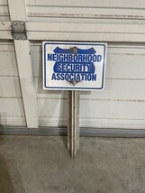 All Metal Neighborhood Watch Yard Sign - $34.97 CAD
