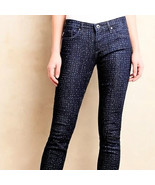 AG Adriano Goldschmied The Stevie Ankle Slim Straight Jeans 27P Polka Do... - $468.01 MXN