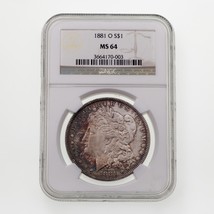 1881-O Argent Morgan Dollar Classé Par NGC Comme MS-64 - $363.83