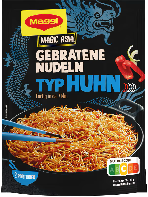 Maggi Ready meal MAGIC ASIA Fried noodles: Chicken 1ct./2 servings-FREE ... - $10.35