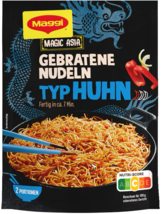 Maggi Ready Meal Magic Asia Fried Noodles: Chicken 1ct./2 servings-FREE Shipping - $10.35