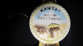 Jim Beam 1961 Kansas Centennial Regal China Whiskey Decanter 12&quot; - $34.65