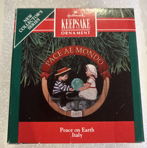 Hallmark Keepsake 1991 Peace On Earth Collector&#39;s Series #1 Italy - £6.14 GBP