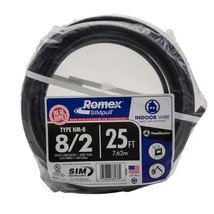Southwire 28893621 8/2 AWG 25ft. Nonmetallic With Ground Sheathed Cable,... - $127.99