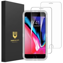iphone 8 plus screen protector, iphone 7 plus screen protector [2-pack] - double - £25.07 GBP