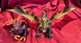 Mega Bloks Dragons Lot Of 6 Complete Dragons, Blue Red Bronze - £30.56 GBP