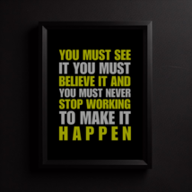 Manifestation Quote Manifestation Poster Manifestation Wall Art Quotes P... - £3.94 GBP