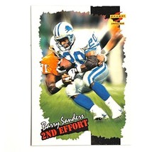 Barry Sander 2nd Effort 1996 Score Card #244 NFL Football - £1.14 GBP