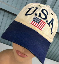 USA Flag Adjustable Patriotic Baseball Hat Cap - £13.20 GBP