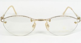 Vintage Etienne Aigner EA376 43 Gold /SILVER Unique Eyeglasses Frame 53-16-135mm - £90.70 GBP