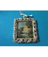 Original Oil ON Board Miniature Scenic Signed Muriel 4 1/2&quot; - $104.85