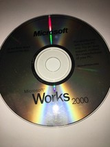 Microsoft Works 2000 #X04-75247 Replacement Disc (PC, 1999) - Disc Only!!TESTED - £25.63 GBP