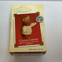 Hallmark Calvin Carver Snow Cub Club Christmas Ornament from 2002 - £9.17 GBP