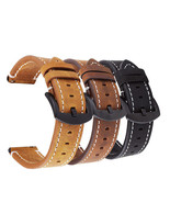 Genuine Retro Calf Leather Men's Watch Strap 18mm 20mm 22mm 24mm Band - £7.07 GBP