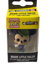 Funko Pocket Pop Mickey Mouse Brave Little Tailor 90th Disney Keychain Miniature - £8.21 GBP