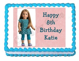 American Girl McKenna edible cake image party cake topper cake image sheet - £7.85 GBP