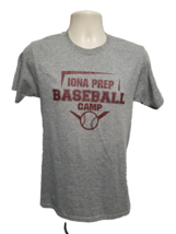 Iona Prep Baseball Camp Adult Small Gray TShirt - £11.87 GBP