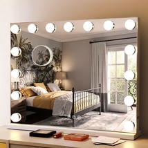 Cooljeen Hollywood Vanity Mirror With Lights Lighted Vanity Mirror, 23X18 Inch - £69.11 GBP