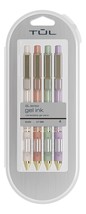 TUL® GL Series Retractable Gel Pens, Medium Point, 0.7 mm, Black Ink, 4 Pk - $329.21 MXN