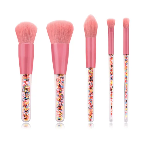  cryst handle particles candy makeup brushes set face powder bloom eyeshadow brush eyes thumb200