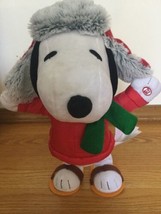 GEMMY 11” ANIMATED SIDE STEPPER SNOOPY DANCES TO THE SONG “CHRISTMAS IS ... - $29.67