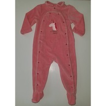 Tape A L&#39;Oeil Pink Footie Sleeper Licorne Party Baby Girl 12 Months Unicorn - $19.75