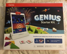 Osmo Genius Starter Kit - iPad 5 Hands On Learning Games Age 5-10 Math Spelling - £70.36 GBP