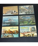 6 Concept Postcards VINTAGE 1971 Walt Disney World Preview Center Pre Op... - $3,370.51 MXN