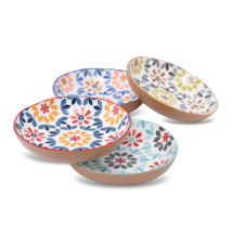 Lorren Home Trends Decorative Bone Pasta Bowls with Floral Pattern, Set ... - $1,120.18 MXN