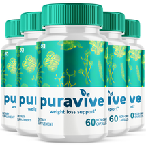 (5 Pack) Puravive Pills, Puravive Capsules Weight Loss Support (300 Caps... - $112.71