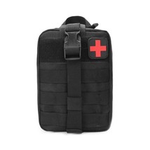 Survival First Aid Kit Bag Nylon Travel Waterproof Tactical Camping Wais... - £19.02 GBP