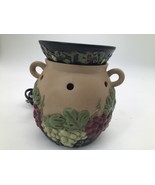 Vintage Scentsy Full Size DSW-GRAP Wax Warmer  Grapevine RETIRED Grapes ... - $20.33 CAD