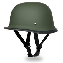 Daytona Skull German Military Green Dot Approved Motorcycle Helmet - £66.15 GBP