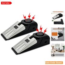 Adjustable Sensitivity Door Stop Alarm - 2 Pack Security for Apartments ... - $20.74