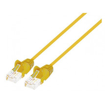 Intellinet 743464 CAT6 U/UTP Slim Network Patch Cable, 3 Ft., Yellow - £18.42 GBP