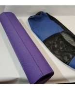 Wai Lana Fitness Mat Yogi Yoga Purple Lilac 24&quot; x 68&quot; + Carrying Bag Wor... - €8,59 EUR