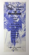 Scandinavian Lodge Steamboat Village Brochure 1983 Colorado Travel Ephemera - £15.34 GBP