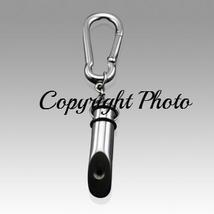 Whistle Cylinder Stainless Steel Cremation Keychain-Cremation Jewelry For Ashes - £27.96 GBP