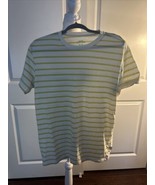 Urban Outfitters Mens T Shirt Stripe White/Green, Size M, Pre-Owned - €8,08 EUR
