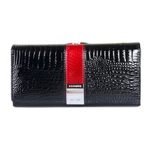 leather wallet women long womens leather wallets   female purse cow leather clut - £29.69 GBP