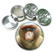 Funny Face Animals D5 Aluminum Herb Grinder 2.5&quot; 63mm 4 Piece - £13.38 GBP